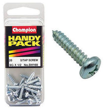 Champion Self Tapper Screw Pan Phillips 3.5 x 13mm Zinc Plated BH160