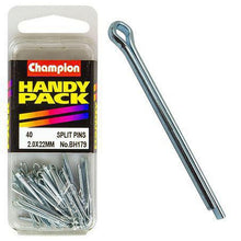 Champion Split Pin 2.0 x 22mm Zinc Plated BH179