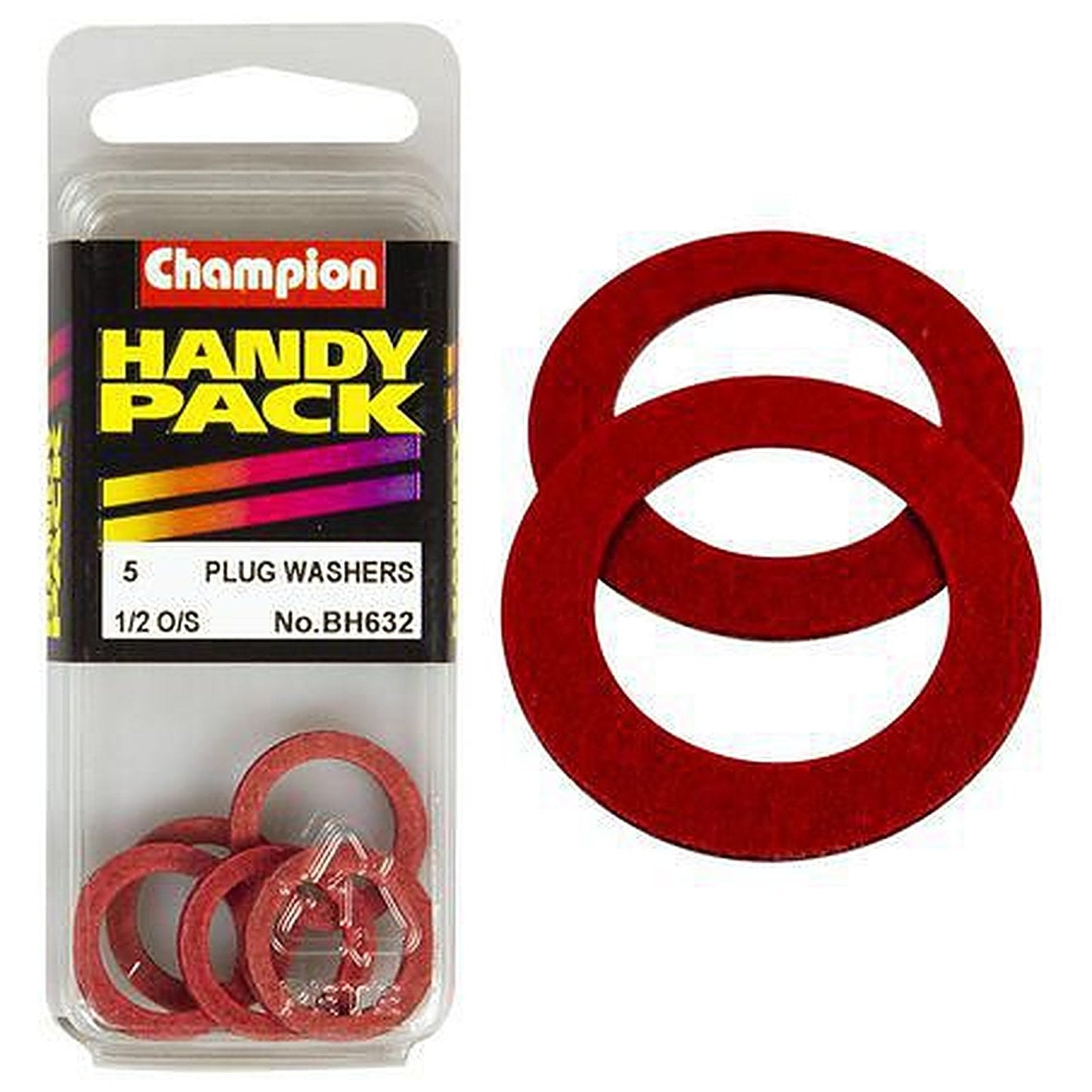 Champion Washer Flat Fibre For No.1 O/S Plug 3/32 Red BH632