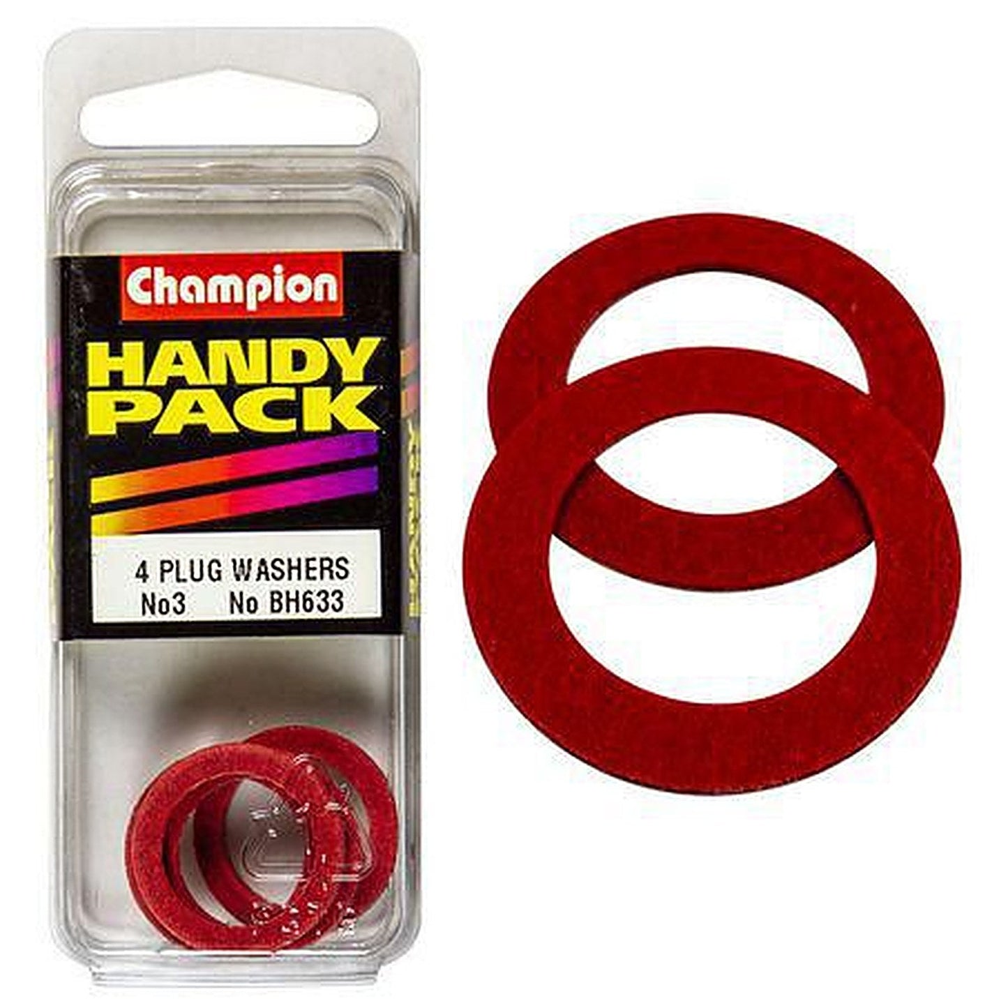 Champion Washer Flat Fibre 5/8in x 7/8in x 3/32 Red BH633