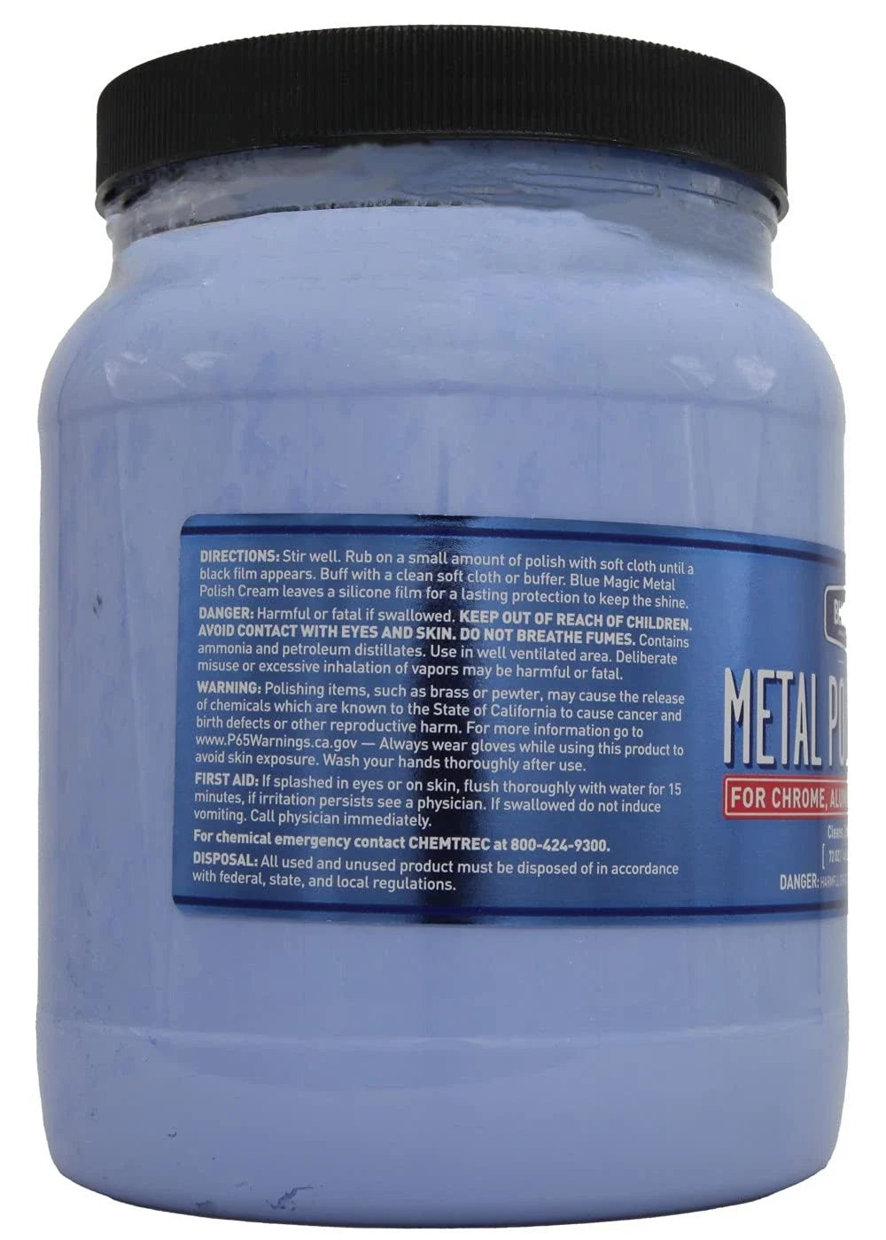Blue Magic 550 Metal Polish Cream Non-Abrasive 2.04kg (72oz)
