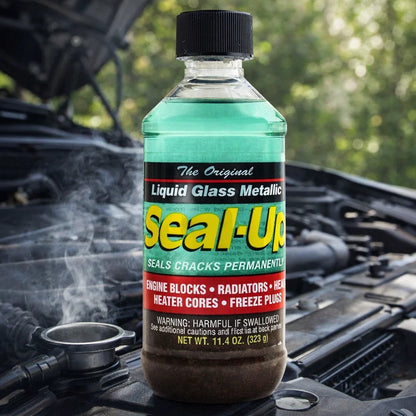 Blue Magic Liquid Glass Metallic Seal Up Cooling System Repair Radiator Sealant