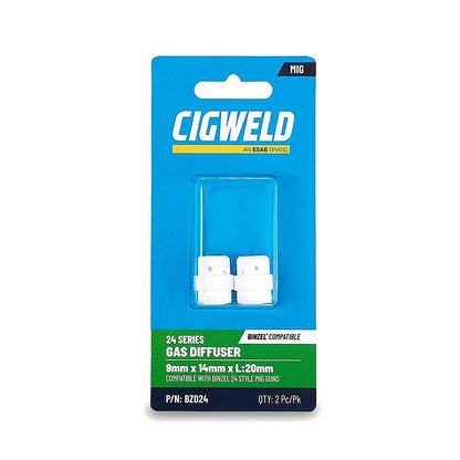 Cigweld 24 Series Gas Diffuser — 2 Pack BZD24