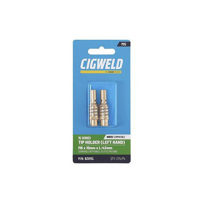 Cigweld MIG BZL15 Tip Holder M6 LH BZH15L