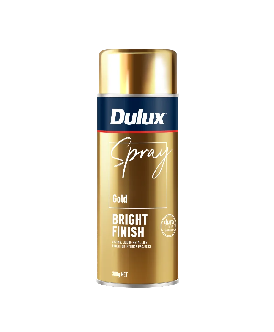 Dulux Spray Bright Finish Gold Effects Spray Paint 300g 212095