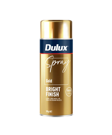 Dulux Spray Bright Finish Gold Effects Spray Paint 300g 212095