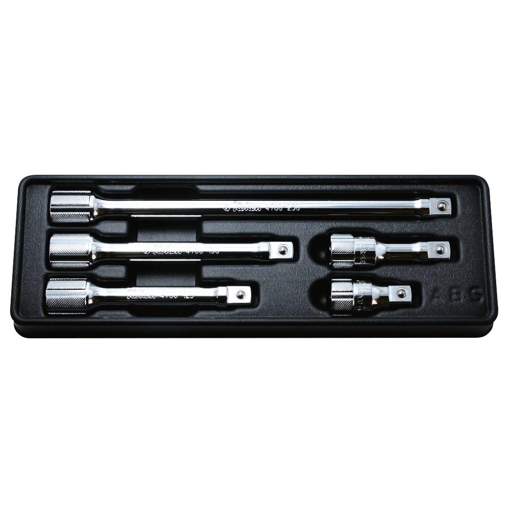 Ko-Ken KOPK4760/5 5pce 1/2" Drive 50mm-250mm Extension Bar Set