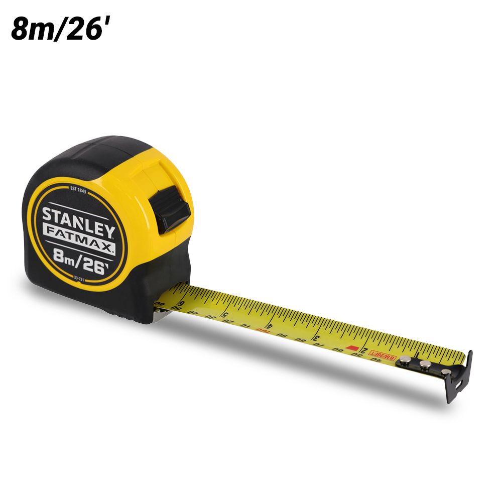 Stanley 33-731 FATMAX 8m(26") Blade Armour Tape Measure