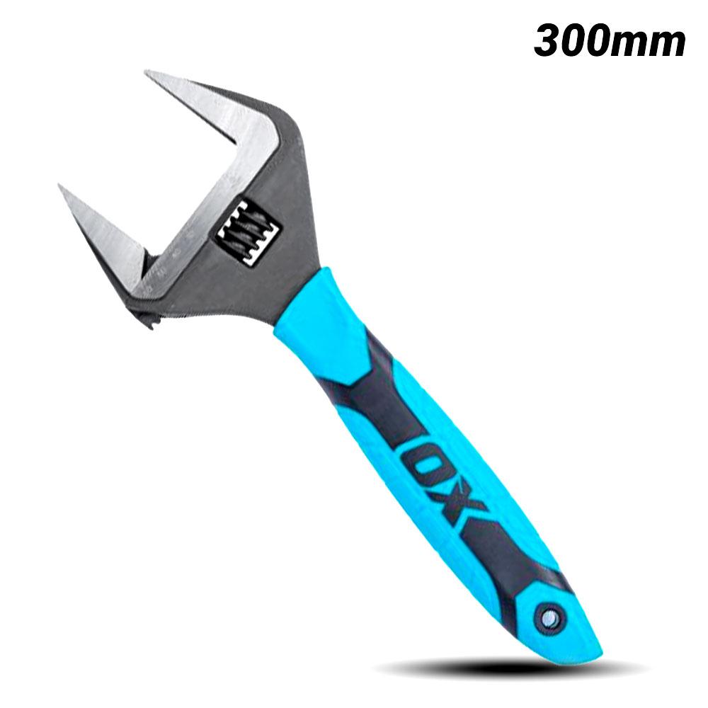 OX Tools OX-P324612 300mm (12") Ultra Wide Jaw Adjustable Wrench