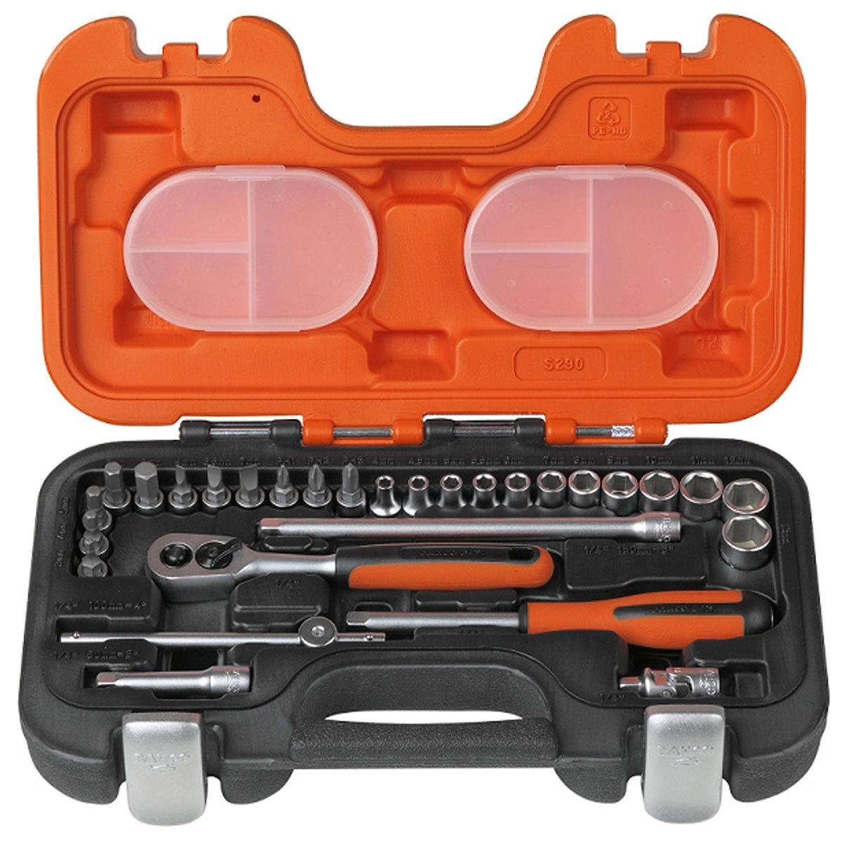 Bahco S290 29pce 1/4" Drive Metric Socket Set