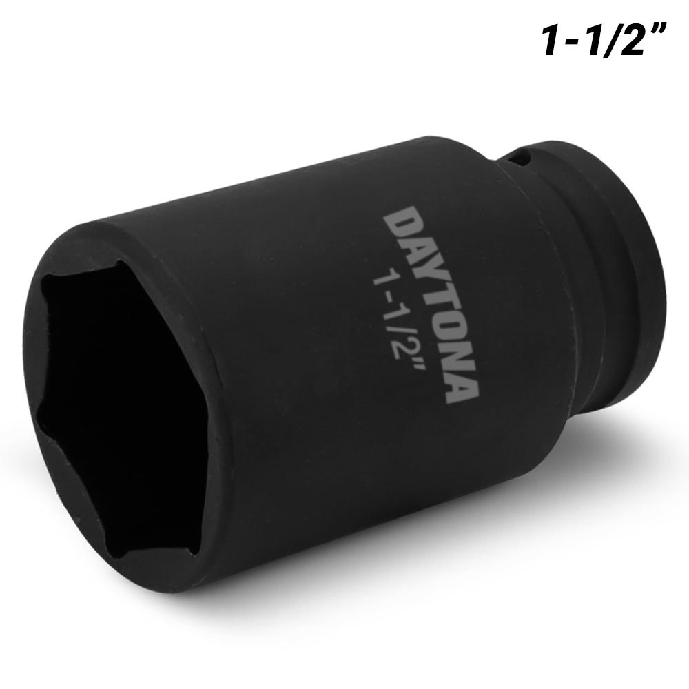 Daytona DDI122 1/2" Drive 6 Point 1-1/2" AF Imperial Deep Impact Socket