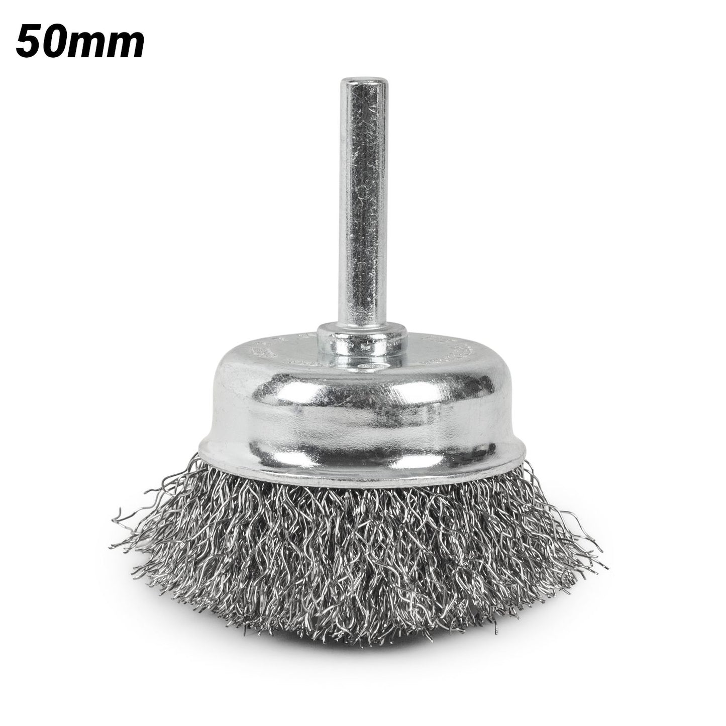 Xtorque XSB10C6 50mm Crimped Steel Wire Cup Brush