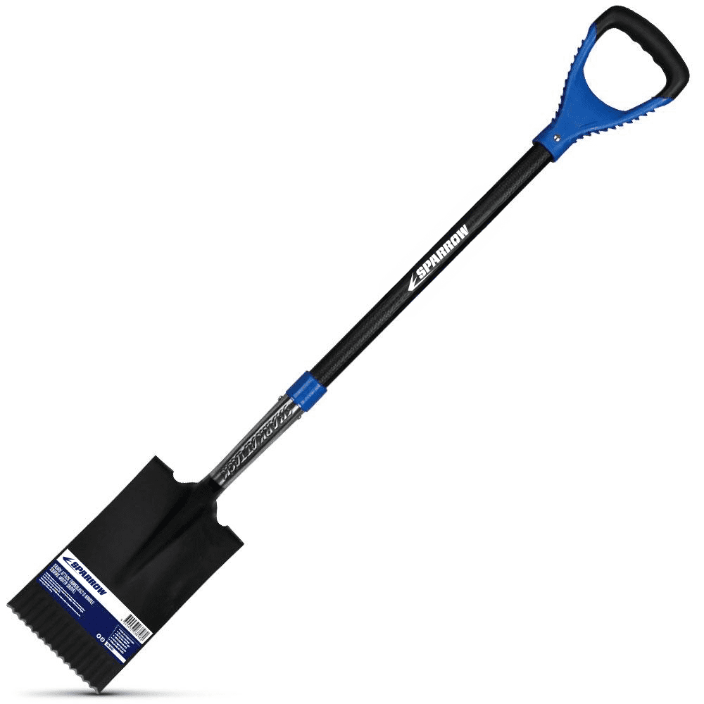 Sparrow SASMD Shark Attack Fibreglass "D" Handle Square Mouth Shovel