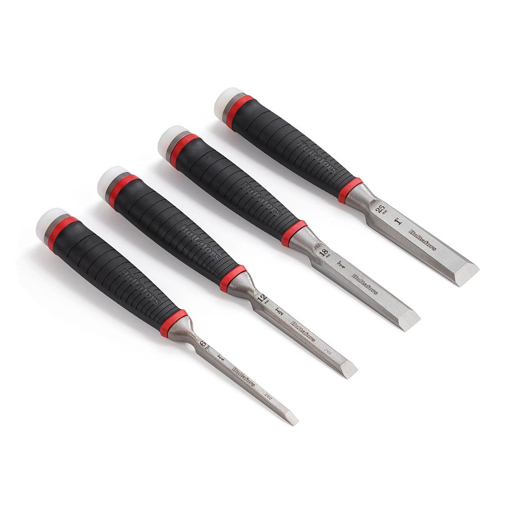 Hultafors 390671 4pce HDC S4 6mm, 12mm, 18mm 25mm Chisel Set