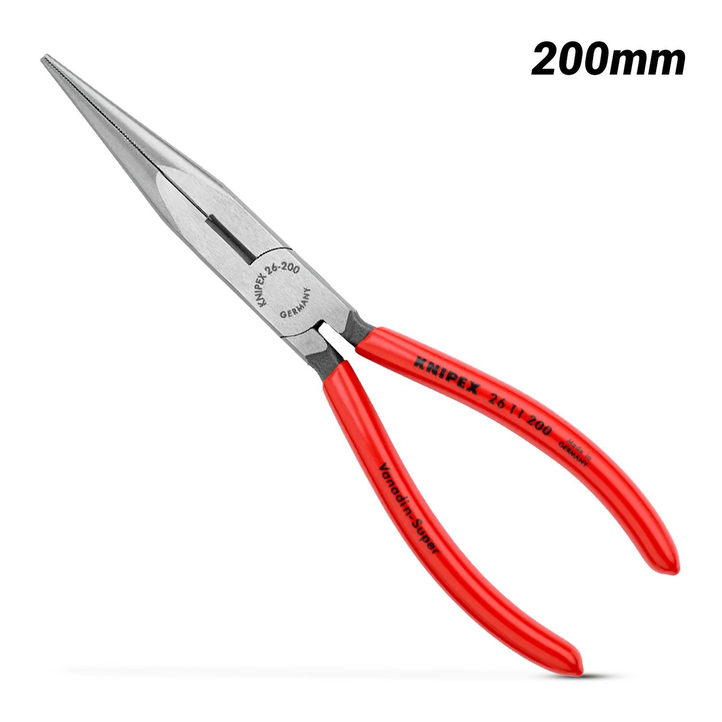 Knipex 2611200 200mm Snipe Side Stork Long Nose Pliers - MADE IN GERMANY