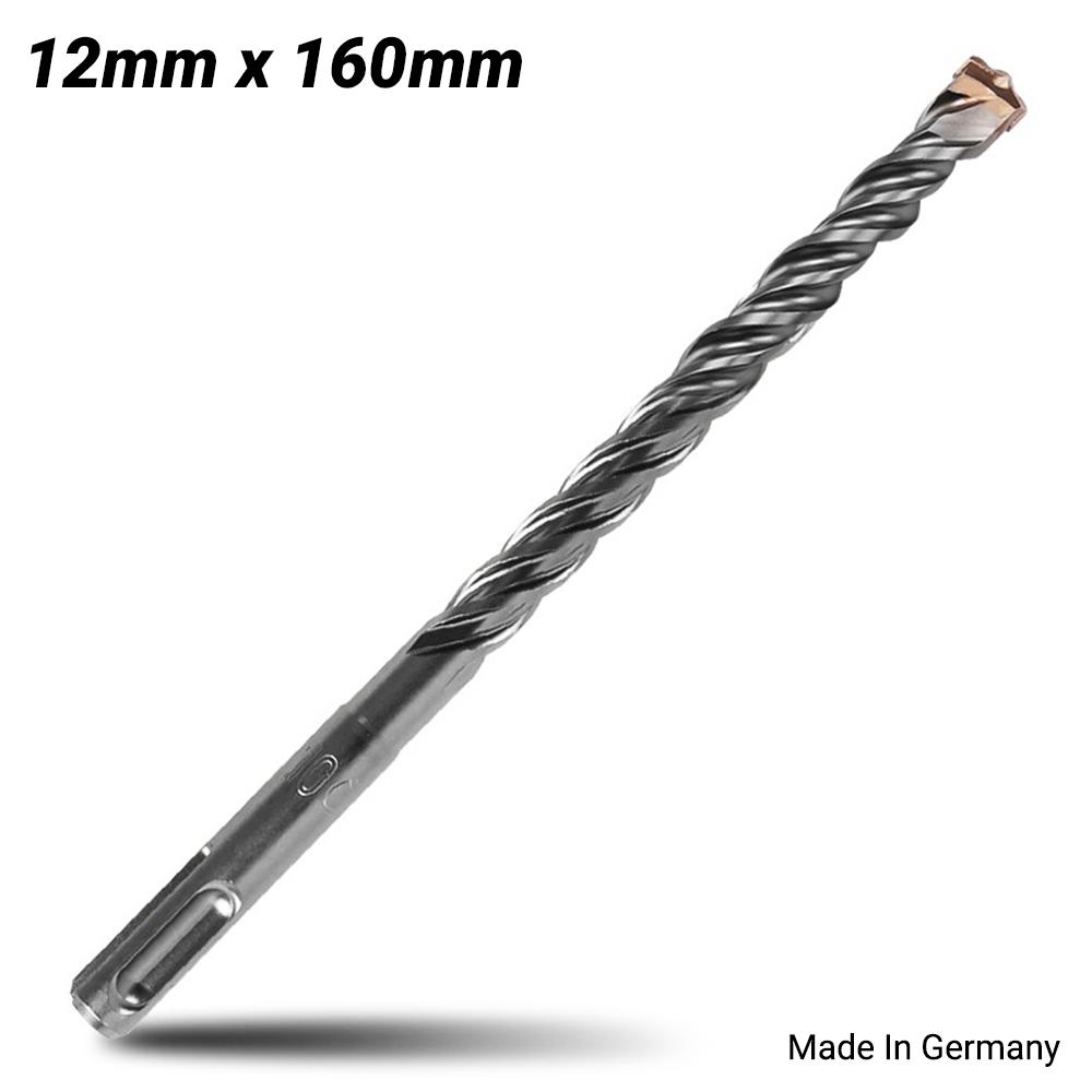 Xtorque X12160 Platinum SDS PLUS 12mm x 160mm Platinum 2 Cutter Drill Bit - MADE IN GERMANY