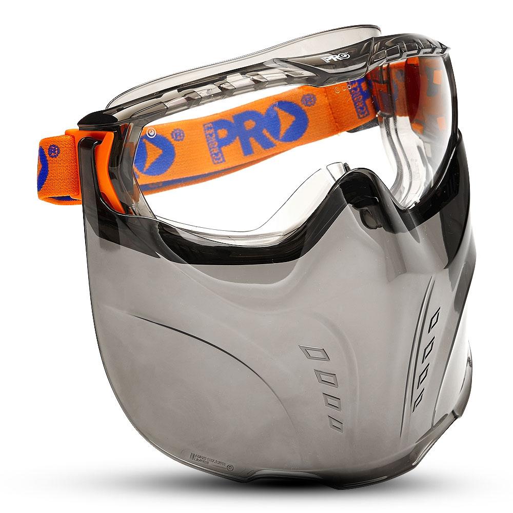 Pro Choice 5000 Vadar Goggles Visor Combination with Clear Lens