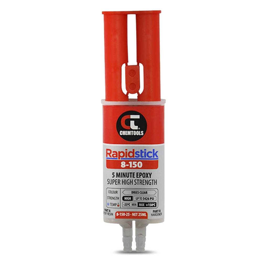 Chemtools 8-150-25 25ml Rapidstick 5-Minute Quick-Setting Epoxy - Clear