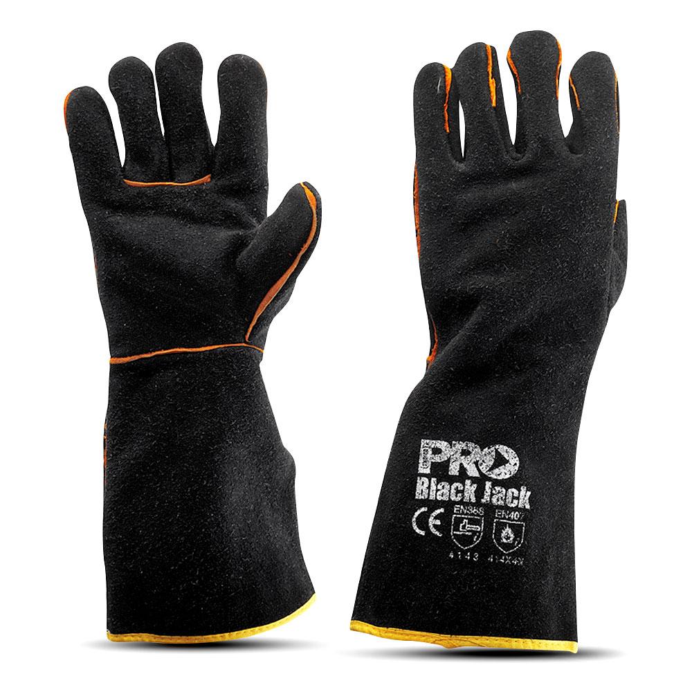 Pro Choice BGW16 406mm (16") Black Jack Black & Gold Welding Gloves