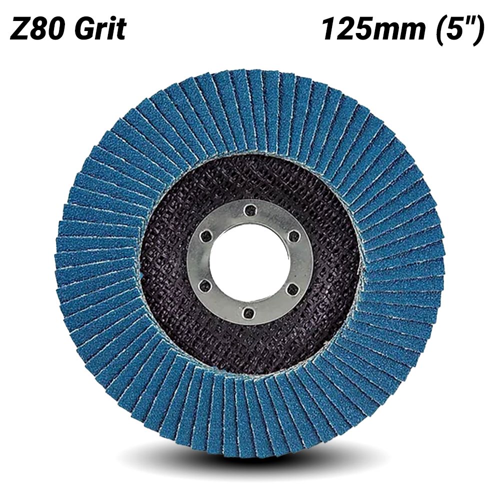 Makita D-63806 125mm (5") Z80 Grit Zirconia Angled Flap Disc
