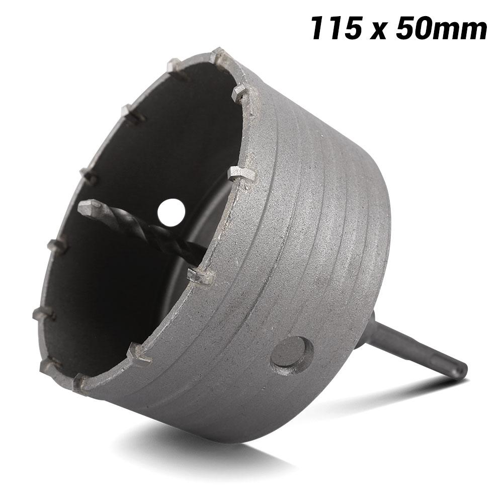 Techsmart THCT115 M16 115mm x 50mm SDS Plus TCT Hole Cutter Light Weight Core Bit