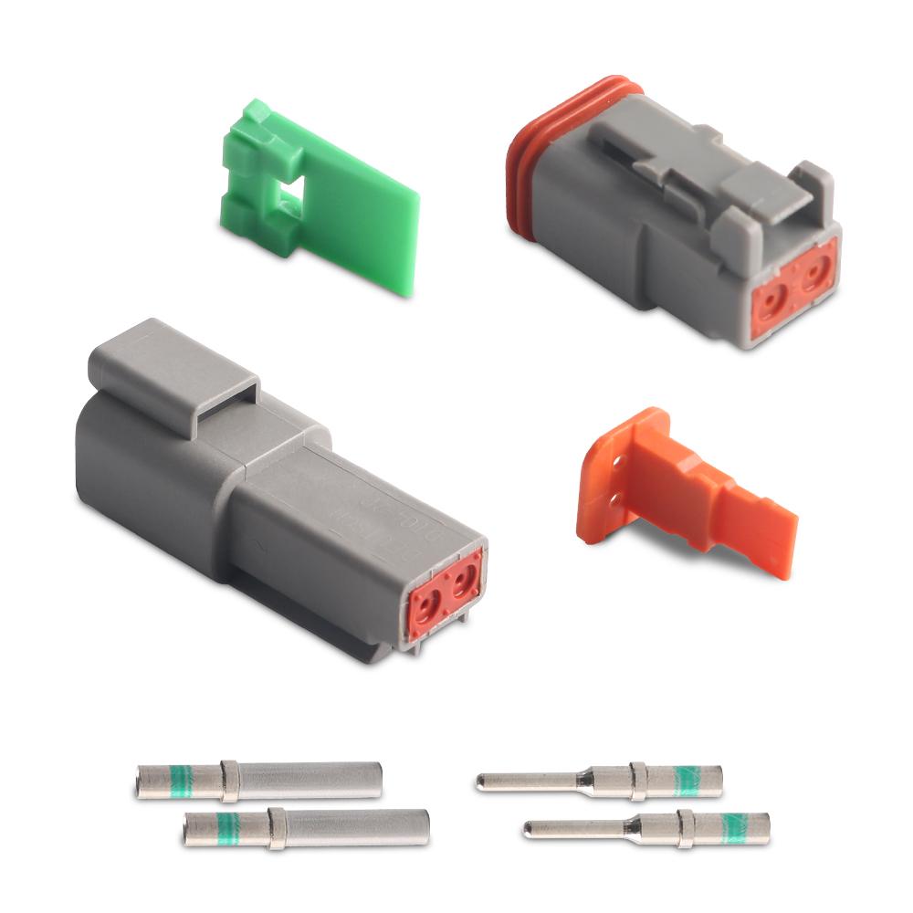 Daytona DCON2P Deutsch Weatherproof 2 Pin DT Connector Kit