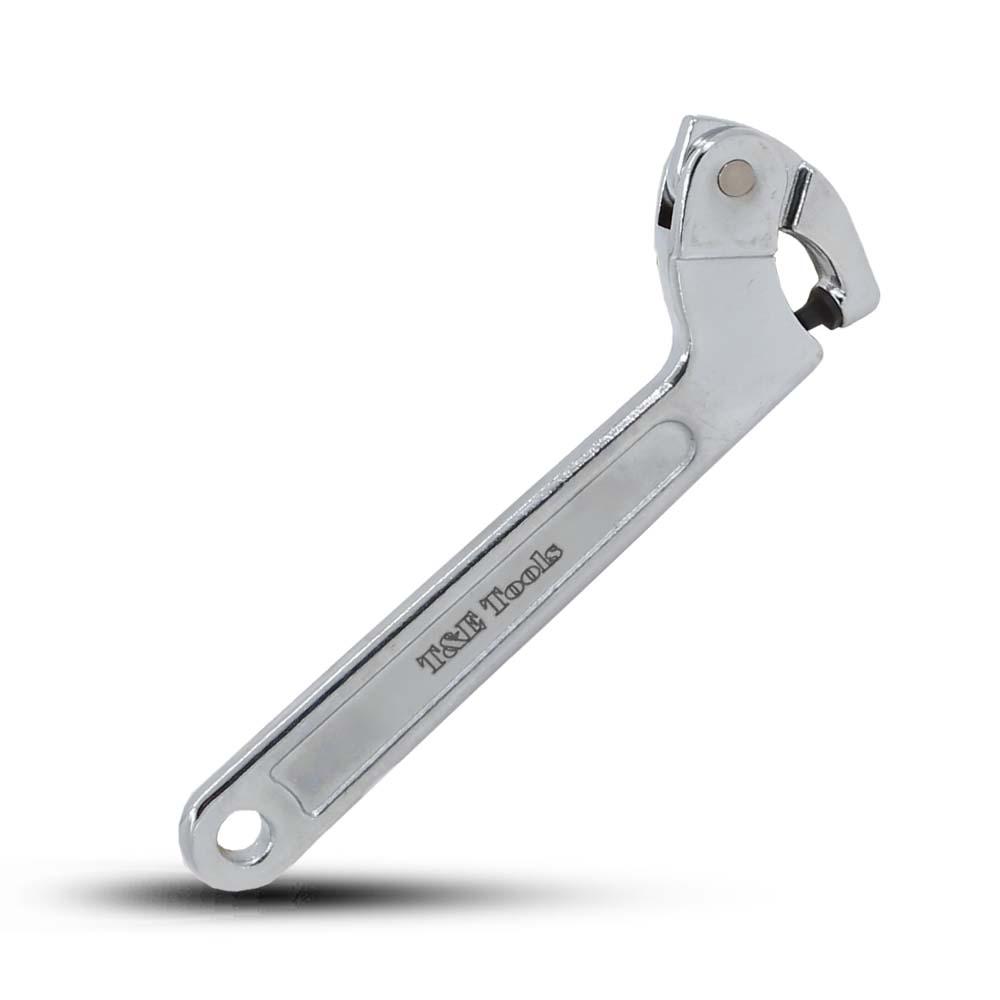 T&E Tools 5468 50mm - 120mm Adjustable C-Hook Wrench