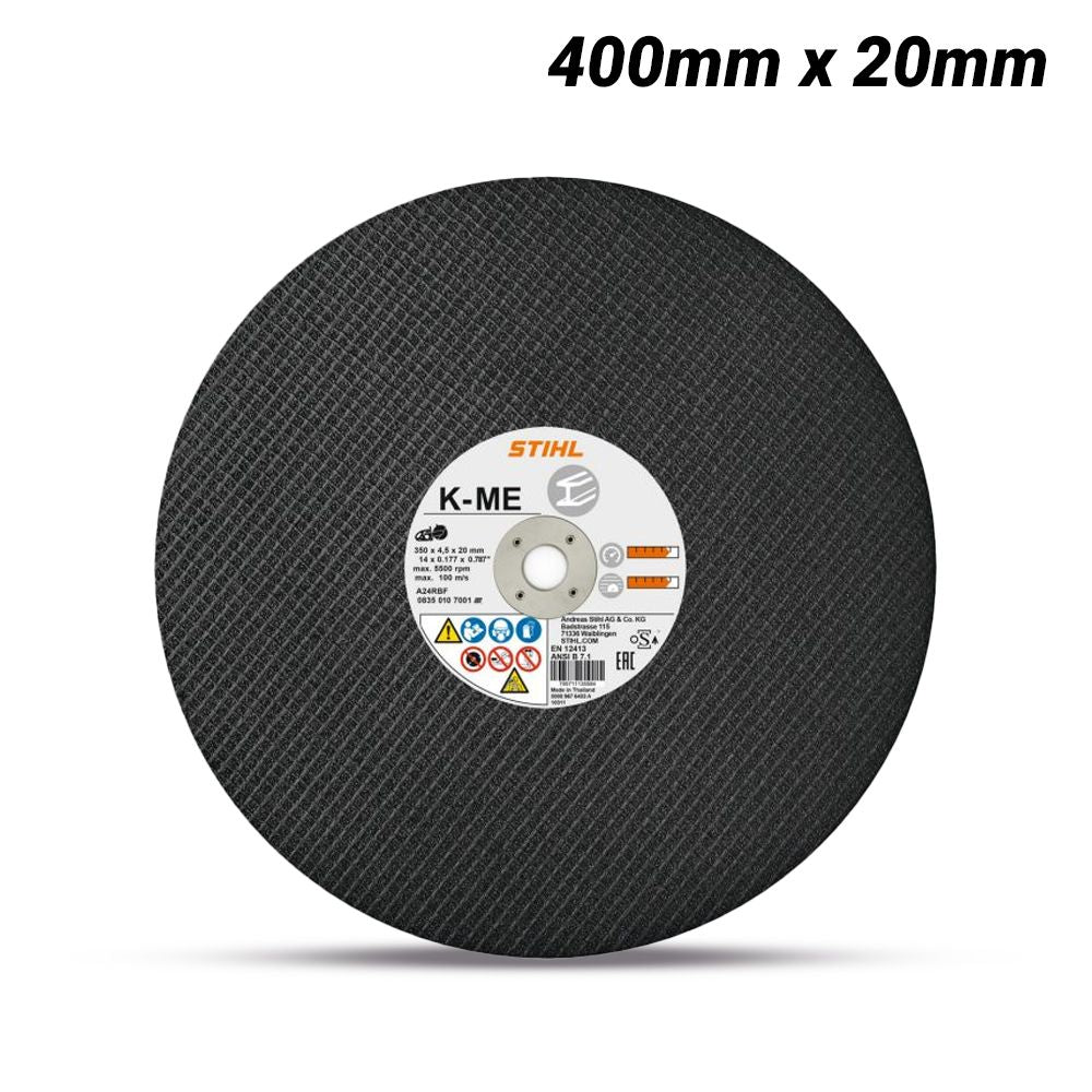 STIHL K-ME400 (08350107006) 400mm (16") x 20mm ID Abrasive Cutting Disc - Steel