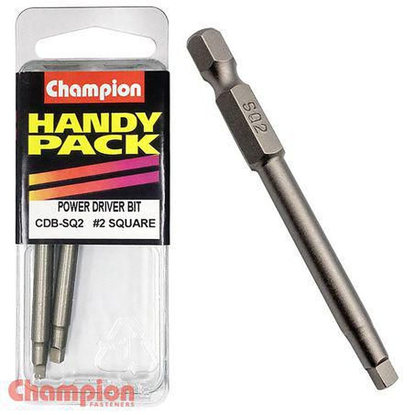 Champion Driver Bit #2 Square Drive CDB-SQ2