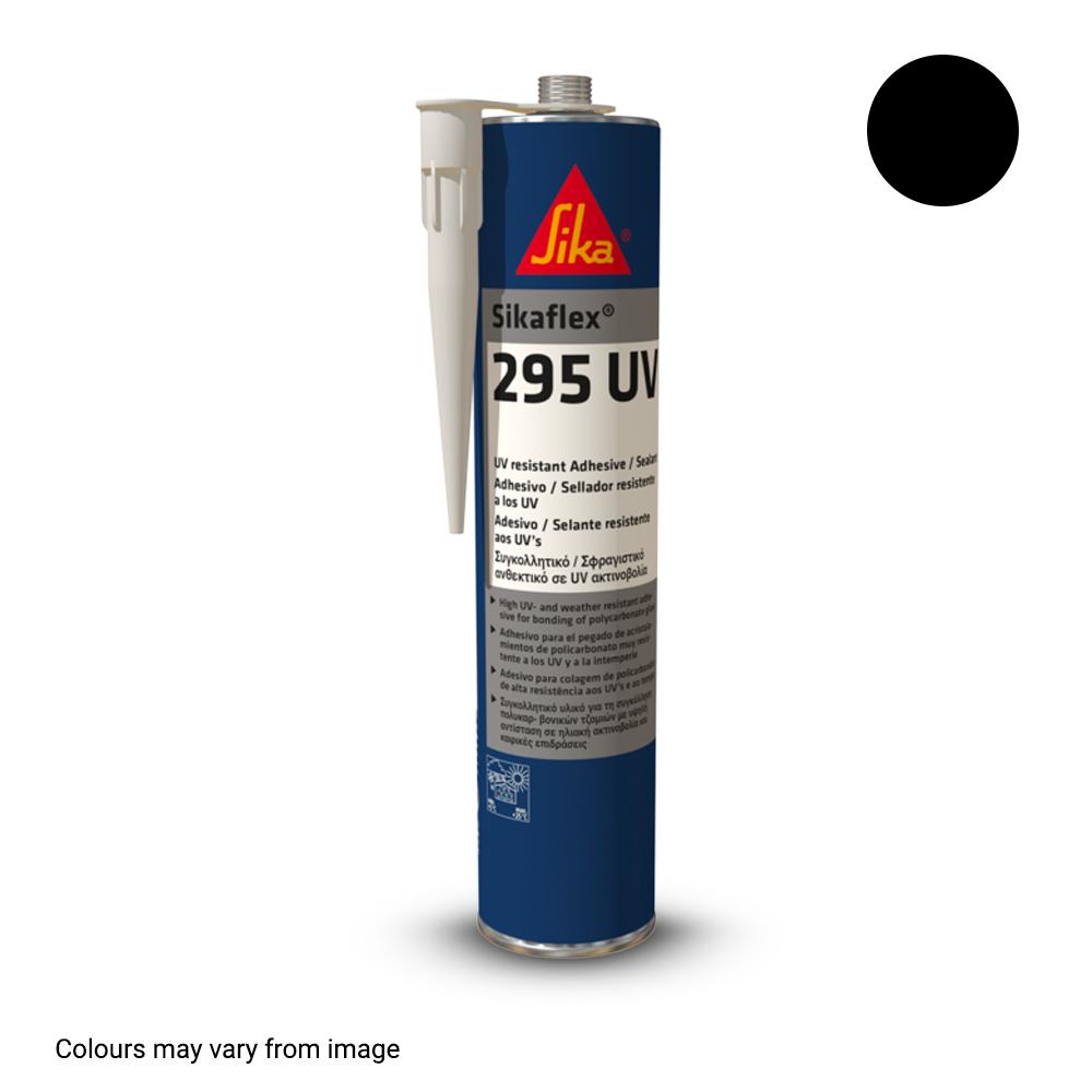 Sika 184072 300ml Sikaflex 295 UV Marine Glazing Adhesive Sealant - Black