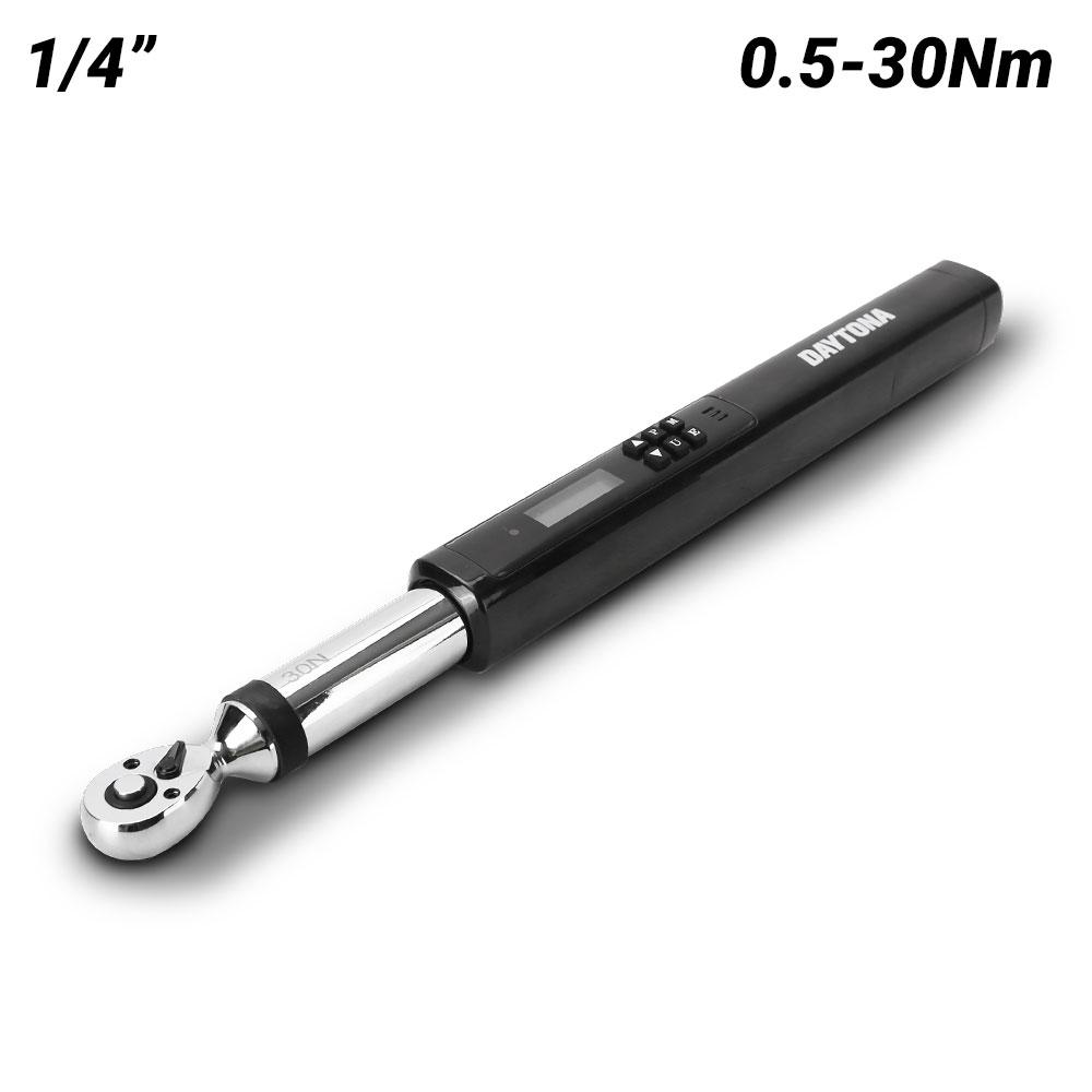 Daytona DDTW14 1/4" Drive 403mm 0.5-30Nm Digital Torque Wrench