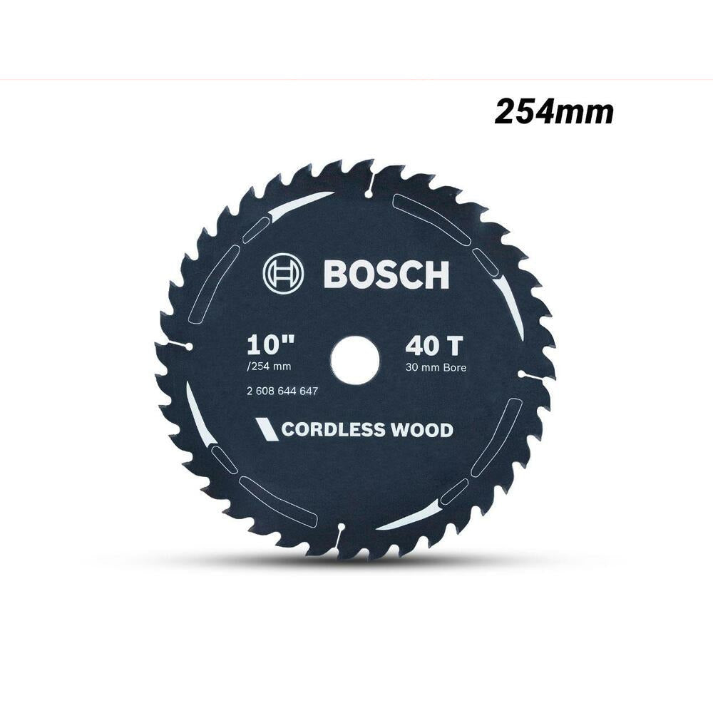 Bosch CO WO B 254X30-40 (2.608.644.647) 254mm (10") 40T Cordless Wood Circular Saw Blade