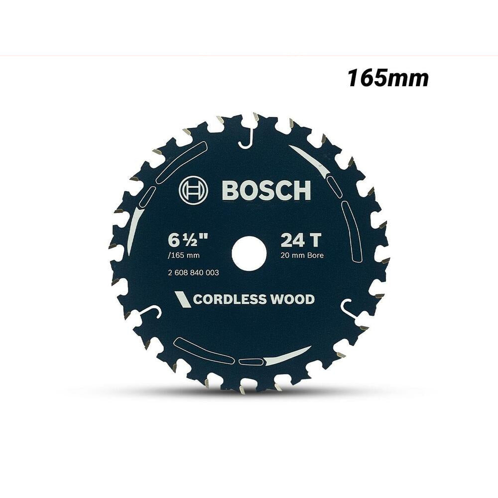 Bosch CO WOOD H 165X20-24 (2.608.840.003) EXPERT 165mm (6.5") 24T Cordless Wood Circular Saw Blade
