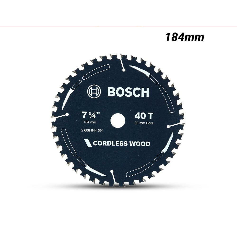Bosch CO WOOD H 184X20-40 (2.608.644.591) EXPERT 184mm (7.25") 40T Cordless Wood Circular Saw Blade