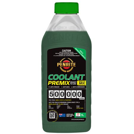Penrite 500,000km Green Coolant Premix 1L