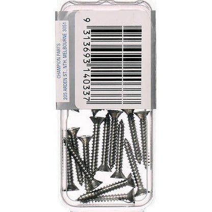 Champion Self Tapper Screw CSK Phillips Stainless Steel 3.5x25mm 316/A4 CSP04