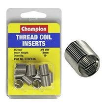 Champion Thread Insert Refills 3/8 UNF x 16mm CTRF616