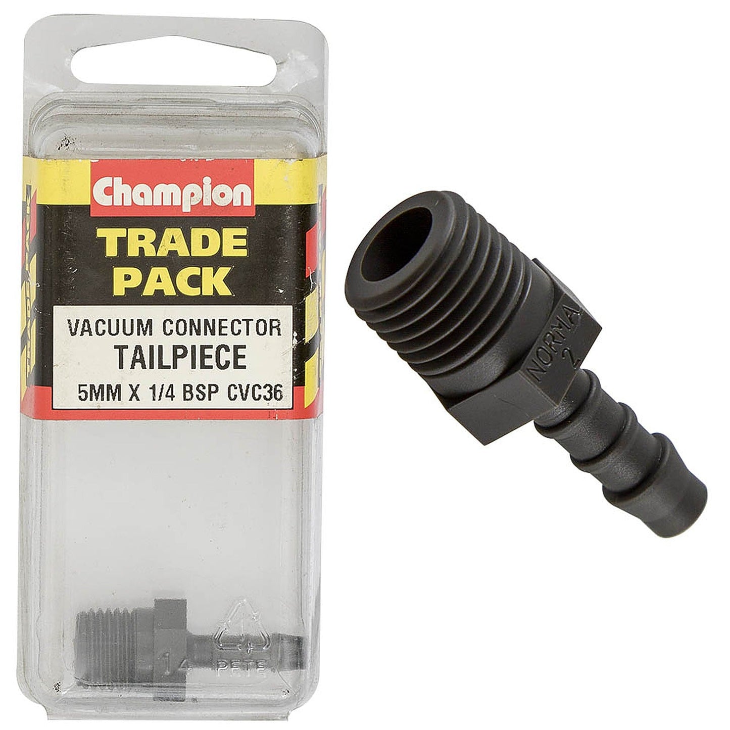 Champion Hose Fitting Tailpiece 5mm x 1/4in BSP CVC36