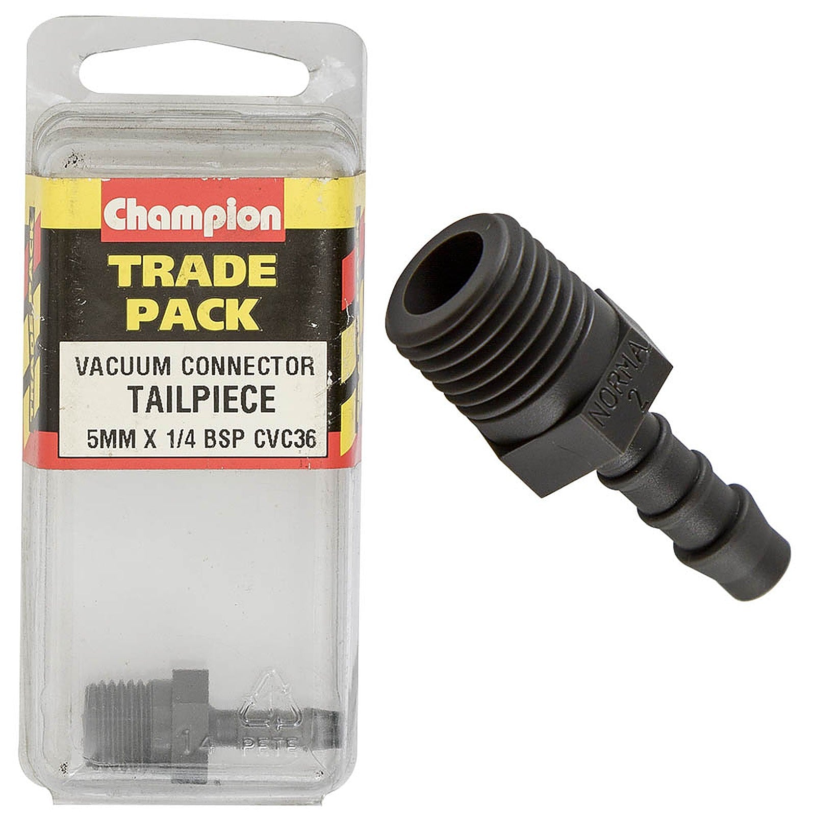 Champion Hose Fitting Tailpiece 5mm x 1/4in BSP CVC36