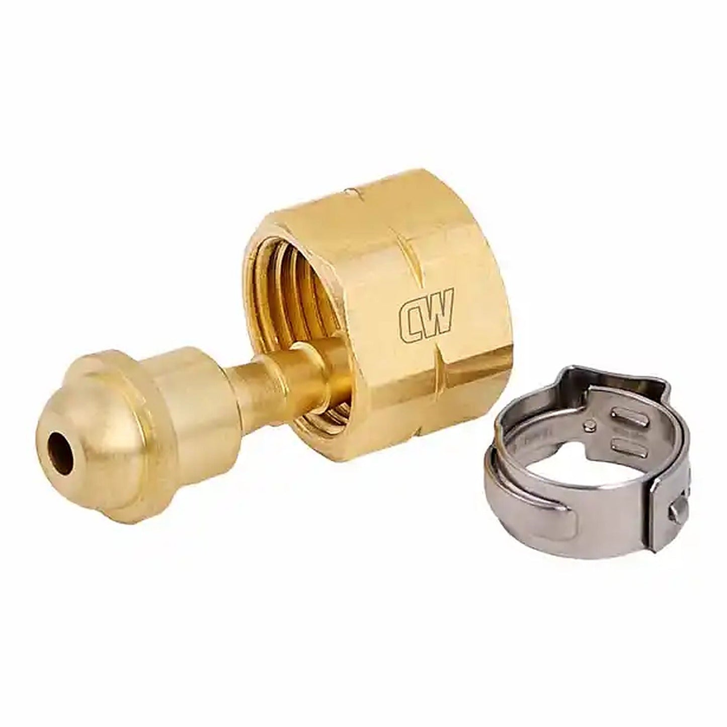 Cigweld BlueJet LH 5/8-18 UNF with Clip 5mm Hose Connector Fitting Kit CW690
