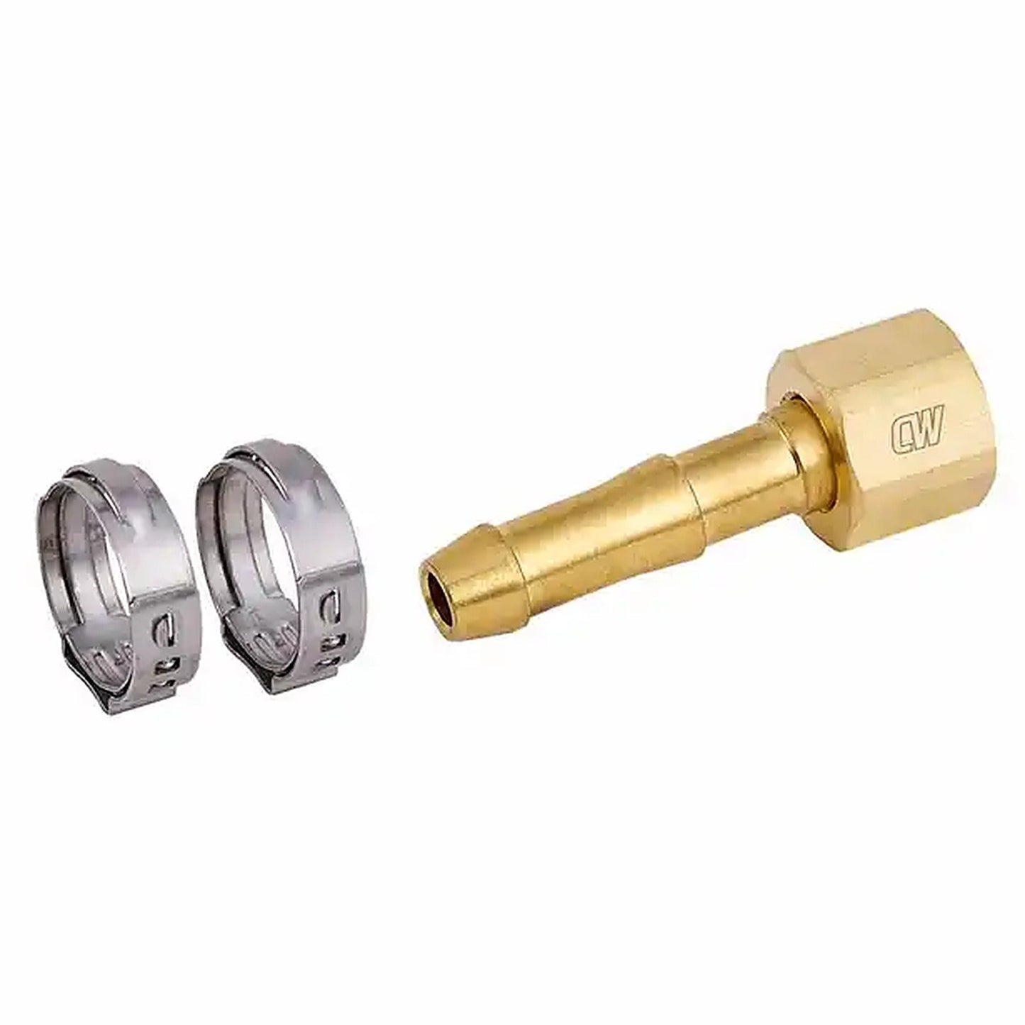 Cigweld BlueJet RH 5/8-18 UNF with Clip 10mm Hose Connector Fitting Kit CW691