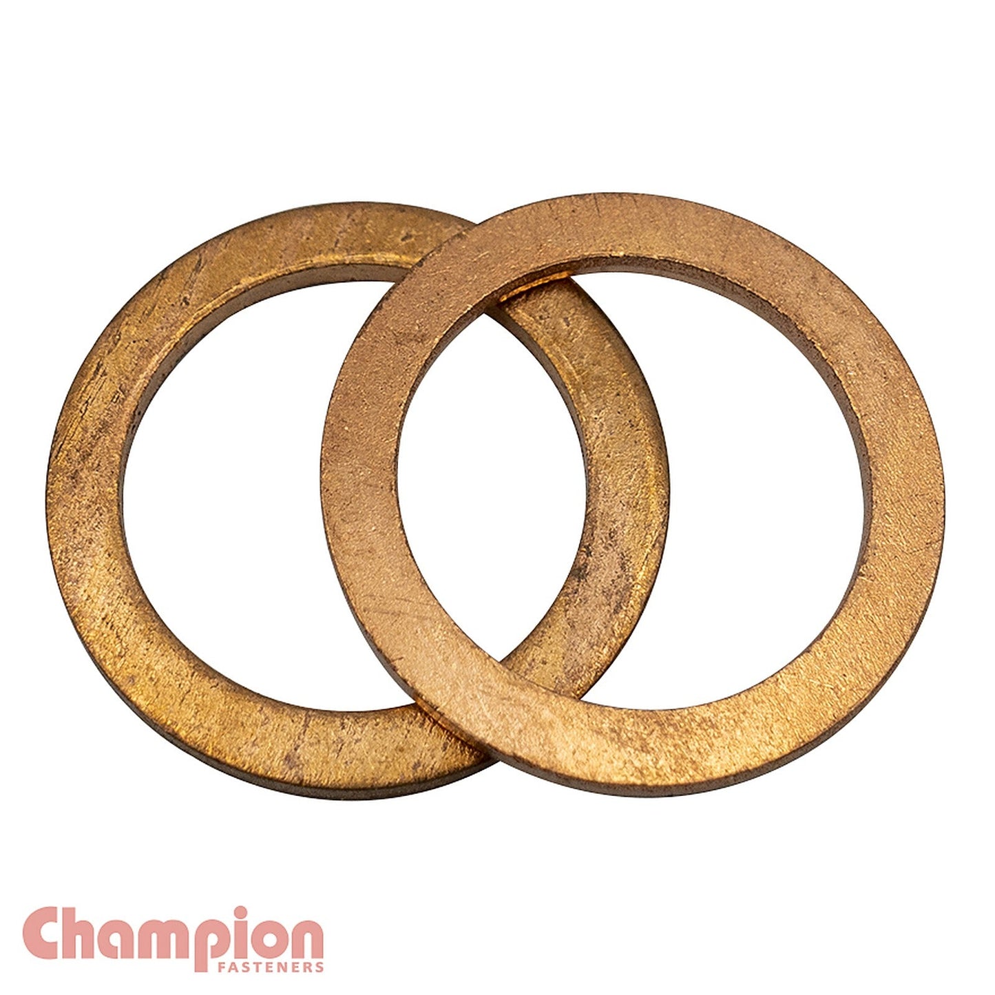 Champion Flat Copper Washer M8 x 12 x 1.00mm — Pack of 100 CWC42
