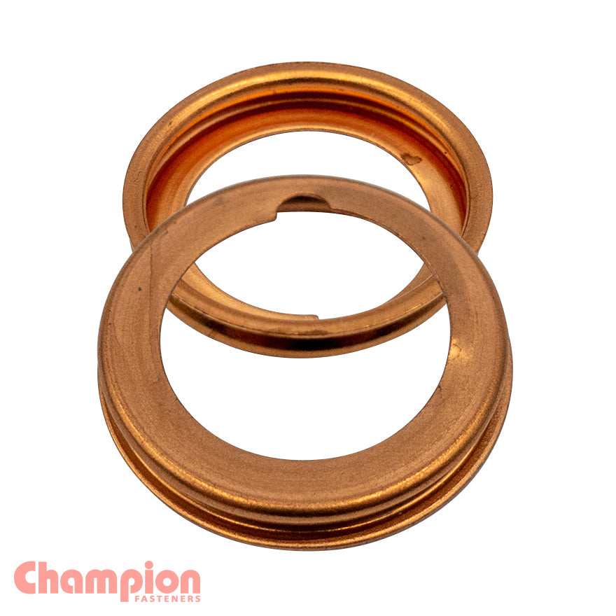 Champion Copper Crush Sealing Washers 12 x 18mm — Pack of 20