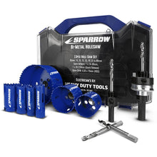 Sparrow SE13HS 13pce Professional Grade Bi-Metal Holesaw Electrician's Kit