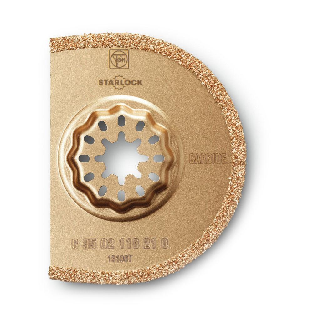 Fein 63502118210 75mm Starlock Carbide Semi-Circular Saw Blade
