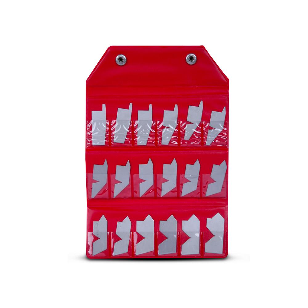 Accud AC-932-018-01 18 Leave Angle Gauge Set