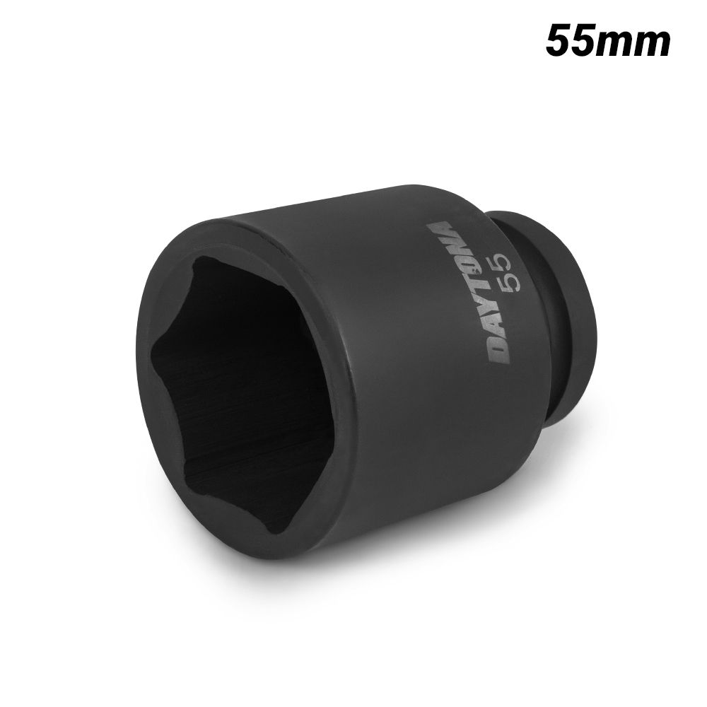 Daytona D1S55MM 55mm 1" Drive 6 Point Metric Impact Socket