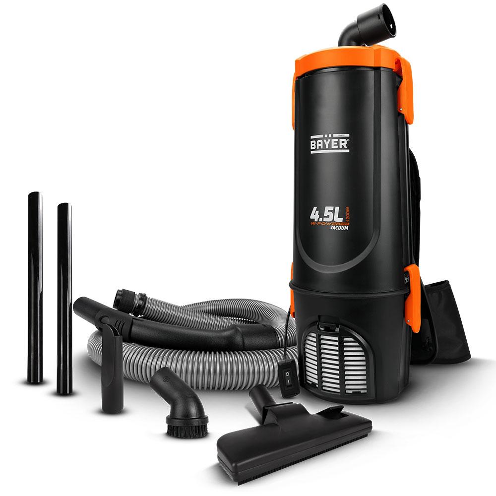 Bayer BP45L 1200W Hi-Powered 4.5L Tank Dry Backpack Vacuum