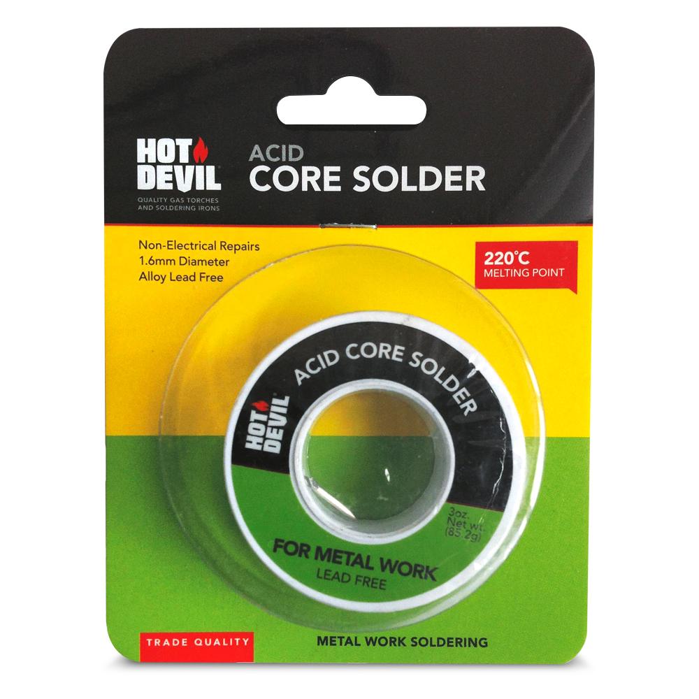Hot Devil HDACS 1.6mm Acid Core Soldering Wire