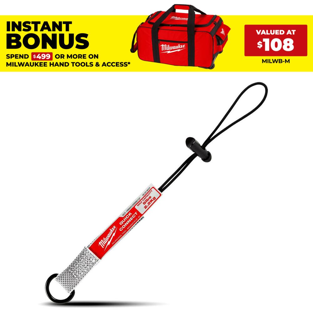 Milwaukee 48228822 2.2kg (5lb) Small Quick Connect Accessory Tool Lanyard